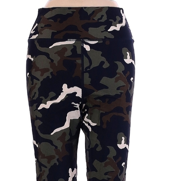 The Upside x Soul Soulcycle Camo Leggings Size 6 Blue Green Activewear Yoga Gym - Picture 5 of 8